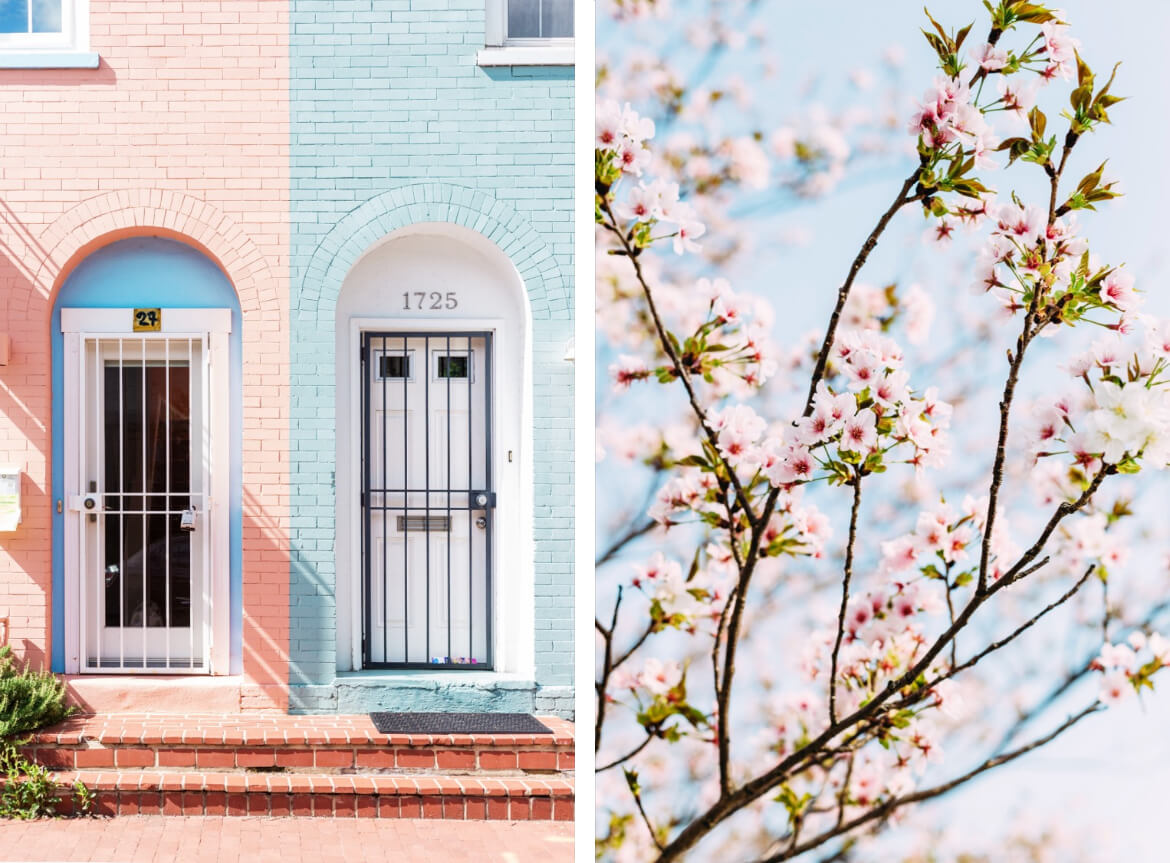 2-NottingHill-London-Pastel Houses-Colored house-pinterest worthy